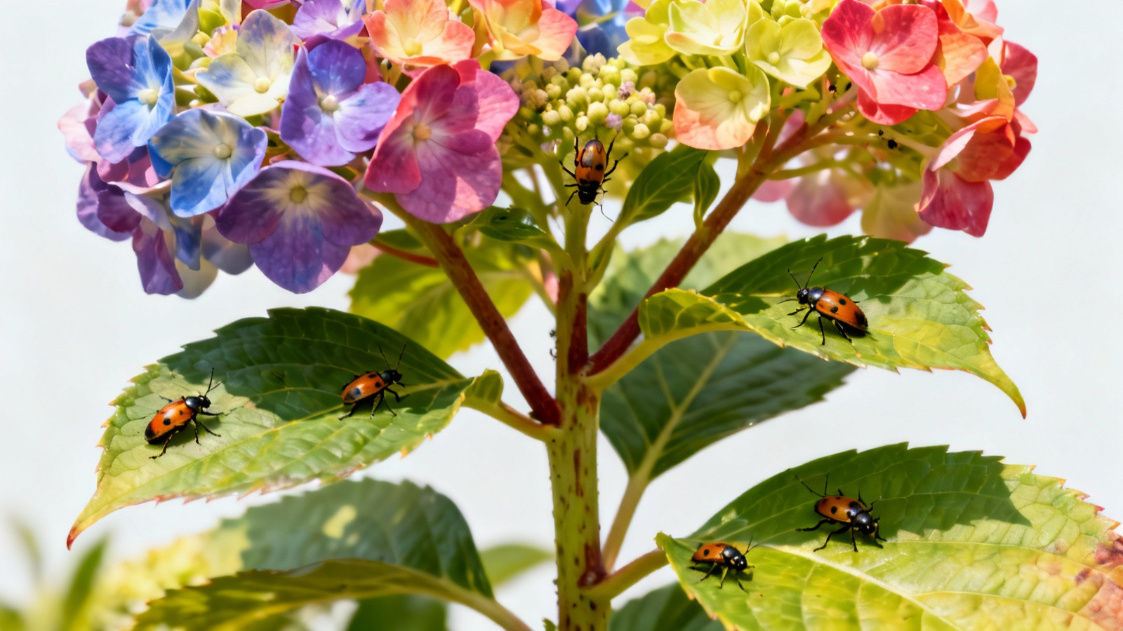 Pourquoi mon hortensia a des insectes cochenilles : identification et ...